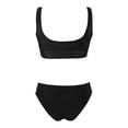 thumbnail image 5 of XIYON Womens Bikini Sets Women's High Waist Tankini Swimwear Set Summer Beach Two Piece Swimsuit With Matching Accessories Vintage Beachwear, 5 of 9