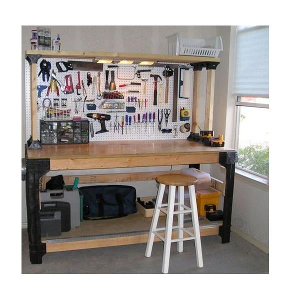 Black for sale online 2x4Basics 90164 Workbench and Shelving Storage System 