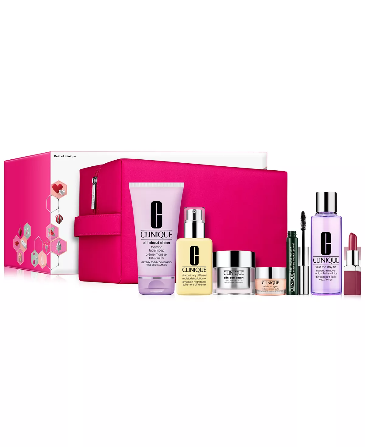 Clinique Best Of Clinique Skincare Gift Set w/ Cosmetic Bag 2022 Holiday, For Very Dry to Dry Combination Skin - Walmart.com