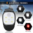 thumbnail image 3 of Outdoor Night Clip On Running Lights Reflective Usb Rechargeable Led Light Running Gear Plastic Safety Light Running Banmo, 3 of 5