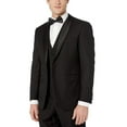 thumbnail image 2 of Adam Baker by Statement Men's Single Breasted Three Piece Shawl Collar Tuxedo - Cream - 50L, 2 of 14