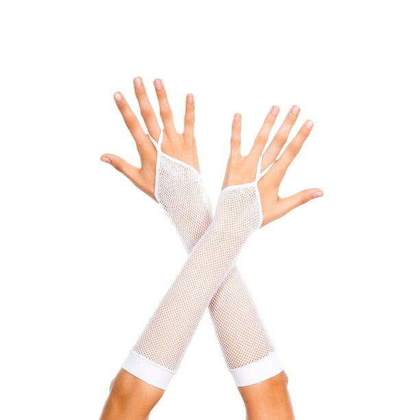 Music Legs One Finger Fishnet Gloves Walmart Com Walmart Com