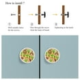 thumbnail image 4 of 4 Pcs Cactus Knobs for Kitchen Cabinet Cupboard Dresser Bookcase Drawer Pulls Handles Round Home Decor, 4 of 5