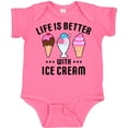 thumbnail image 3 of Inktastic Life is Better with Ice Cream Boys or Girls Baby Bodysuit, 3 of 5