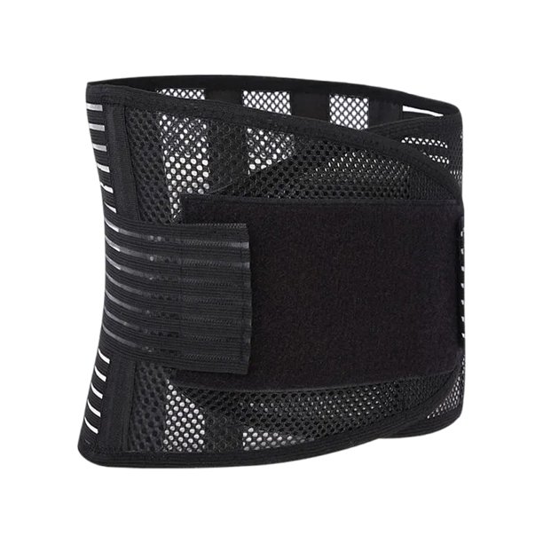 Soporte Lumbar para Espalda Cintura Y Baja Correas Ajustables Transpirables Hombres Mujeres Alivio La Parte Inferior