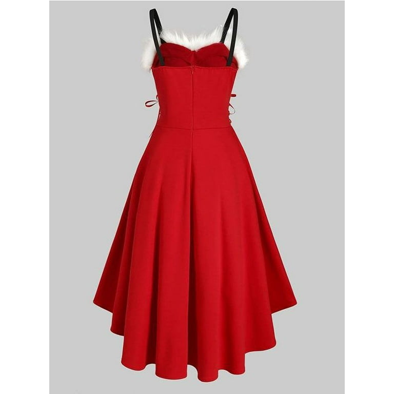 Vestido de Navidad para mujer, ropa Formal de noche, camisola roja, falda  larga, Vestidos elegantes, otoño e invierno, 2023 
