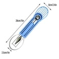 thumbnail image 2 of Double-Headed Fruit Carving Kit with Serrated Knife, Multi-Functional Tool for DIY Fruit Art, Dishwasher-Safe Kitchen Accessory, 2 of 7