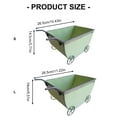thumbnail image 5 of Flower Cart Small Modern Space Saving Decoration Metal Wheelbarrow Plant Stand, 5 of 13