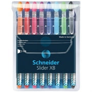 Slider XB Ballpoint Stick Pen, Assorted, Pack of 8