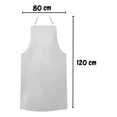 thumbnail image 3 of Mandil De Pvc Blanco Unitalla 3 Piezas 80 X 120 Cm, 3 of 6