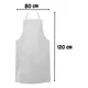 thumbnail image 3 of Mandil De Pvc Blanco Unitalla 3 Piezas 80 X 120 Cm, 3 of 6