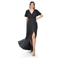 thumbnail image 1 of Vestido largo con abertura Roman Fashion /Juvenil, 2010 (Negro) negro CH, 1 of 5