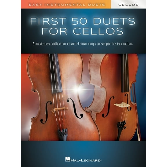 First 50 Duets for Two Cellos - Easy Instrumental Duets, (Paperback)