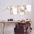 thumbnail image 2 of Stupell Industries Beige Modern Abstraction Abstract Painting Unframed Art Print Wall Art, 10 x 15, Set of 3, 2 of 7