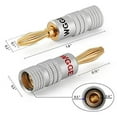 thumbnail image 3 of WGGE wg-009 banana plugs audio jack connectors, 12 Pack, 3 of 10