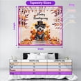 thumbnail image 5 of Happy Thanksgiving Schnauzer Welcome Thankful Fall Autumn Pumpkin Tapestry Miniature Schnauzer Dog Lover Wall Hanging Backdrop Home Decor - 02021, 5 of 5