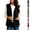 Black, variant on Perfectbot Women's Fuzzy Hooded Vest Open Front Sleeveless Jacket Fall Winter Layering Outerwear with Pockets