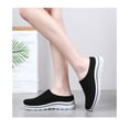thumbnail image 3 of Women’s Closed-Toe Slip-On Mules – Breathable Flyknit Casual Shoes with Soft Lightweight Comfort Sole, 3 of 9