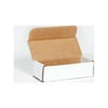9x3x3" White Corrugated Shipping Mailer Packing Boxes, 50/Bundle