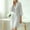White, variant on ITSAME Womens Robes, Solid Color Lace 3/4 Long Sleeve Pajamas Nightgowns Bathrobes Homewear Green M
