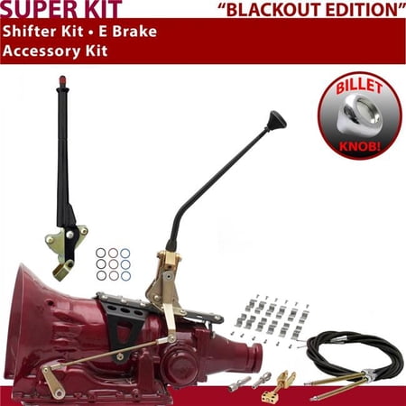 American Shifter TH400 Shifter Kit Black 12 in. E Brake Cable Clamp for F1251