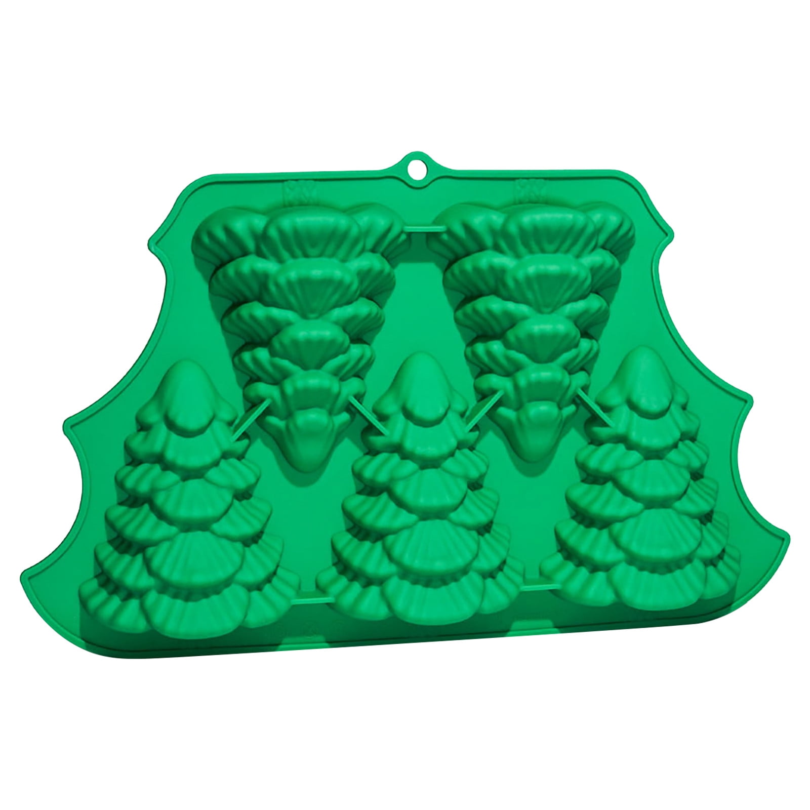 IMIKEYA Christmas Tree Cake Pan Silicone Cake Mold 3d Christmas Baking Mold  Pie Mould Bakeware Tray Ice Cube Diy Baking Mold Candy Molds for Xmas