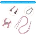thumbnail image 3 of Uxcell Phone Lanyard Universal Crossbody Adjustable Neck Lanyard with Lanyard Patch for Smartphone Pink Gray 1 Pack, 3 of 4