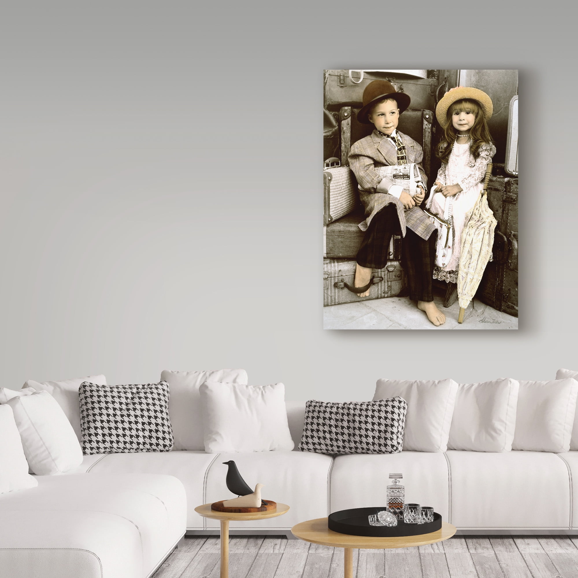 Trademark Fine Art 'Going Places' Canvas Art by Sharon Forbes