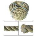 thumbnail image 2 of Twisted ProManila - UnManila, Polypropylene Cord Twisted 4 Strand for Indoor Outdoor Use, Tan Rope Cordage for Decor, Crafts, Sporting, Commercial, and Landscaping, 2 of 7
