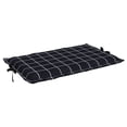 thumbnail image 3 of vidaXL Sun Lounger Cushion Black Check Pattern Oxford Fabric, 3 of 5