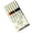 6 autumn greens and, variant on Giaone 6/12 Pack Plastic Body Art Brushes Flexible Nib for Creative Journaling