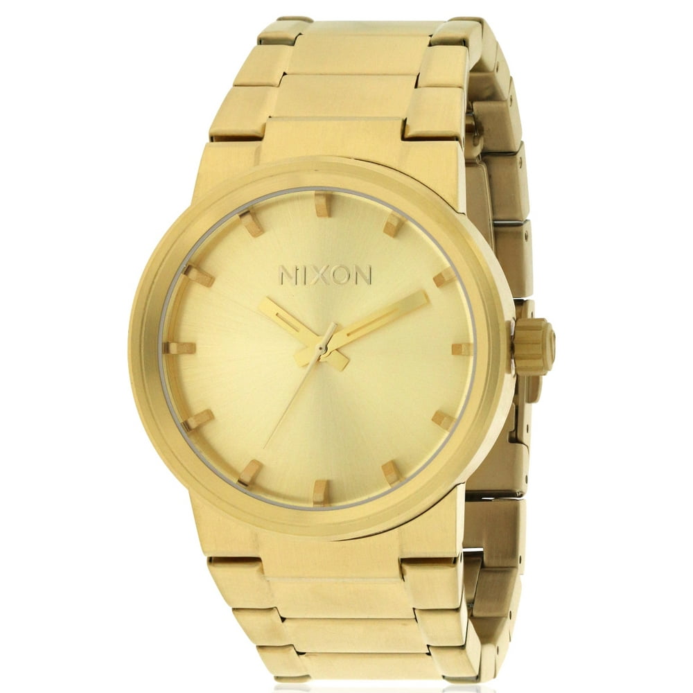 Nixon Nixon Men's Cannon GoldTone Watch A16050200