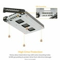 thumbnail image 4 of ICY DOCK 2.5" SATA/SAS HDD/SSD Rugged Full Metal Mobile Rack for Slim ODD or Slim FDD Bay - With Key Lock ToughArmor MB411SKO-B, 4 of 5