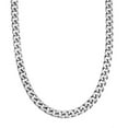 thumbnail image 4 of QQTDFG Heavy Stainless Steel Silver Chain Cuban Curb Womens Mens Necklace 9/11/13/15mm-Silver-9mm-36 inch Necklace, 4 of 9