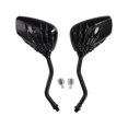 thumbnail image 1 of Motorcycle Skeleton Skull Hands Claw Shadow Rearview Sides Mirror 8mm 10mm Y8S W7M6, 1 of 9