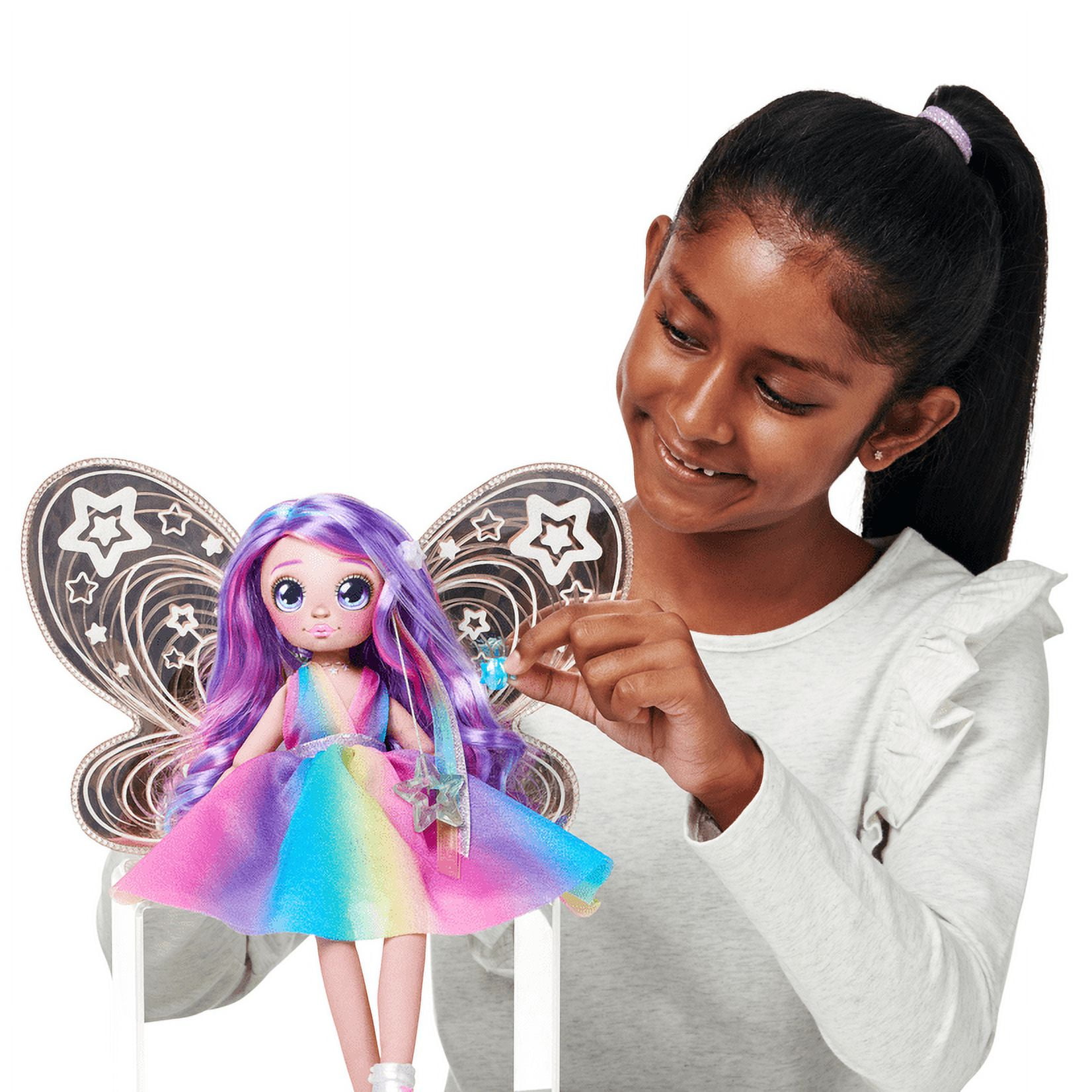 Dream Seekers Light Up Doll Pack – 1pc  Toy |  Magical Light Up Fairy Fashion Doll Stella