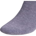 thumbnail image 5 of adidas Originals Men's Trefoil Quarter Socks (6-Pair), Heather Grey/ Black/ White, Large, 5 of 8