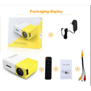 EIMELI Mini Projector 2021 Portable Video-Projector HD 1080P, 55000 Hours Multimedia Home Theater Movie Projector,Compatible with HDMI,VGA,USB,AV,Laptop,Smartphone