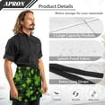 thumbnail image 6 of Waitress Apron with Pockets Half Waist Aprons Server Aprons for Women Men, 6 of 7