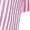 Pink, variant on Women'S Tank Tops High Necked Ruffle Striped Tie Sleeveless Blouse Top XL