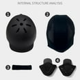 thumbnail image 2 of Winter Warm Cycling Helmets Adjustable Motorcycle Electric Bike Safety Cap, 2 of 8