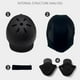 thumbnail image 4 of Cascos de ciclismo cálidos de invierno gorra de seguridad para bicicleta eléctrica de motocicleta ajustable, 4 of 8