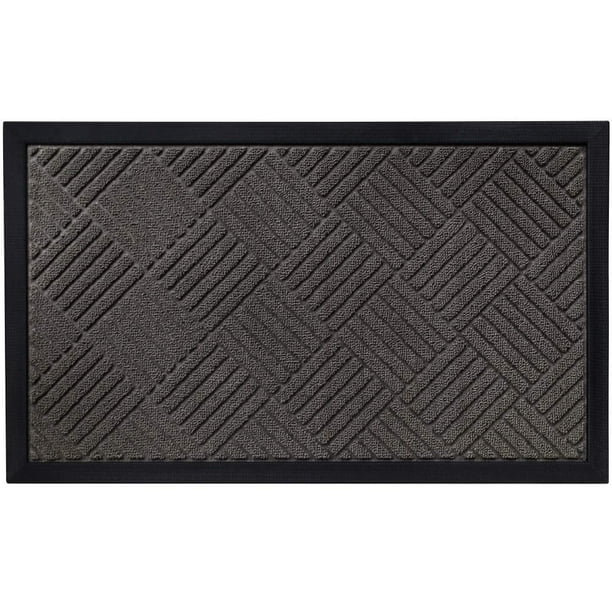 Gorilla Grip Original Durable Natural Rubber Door Mat, 29x17, Heavy Duty Doormat, Indoor Outdoor
