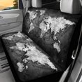 thumbnail image 2 of Chririnla Dilapidated Map Design Car Rear Seat Covers for Dogs, Set of 2 Pieces Car Seat Covers Non-Slip Durable Car Rear Seat Protectors, 2 of 4
