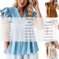 thumbnail image 4 of Msgweeeg Womens Summer Blouses Short Sleeve V Neck Womens Casual Tops Solid Color Loose Fit Soft and Comfortable Women Shirts Casual for Summer and Hot Weather, 4 of 7