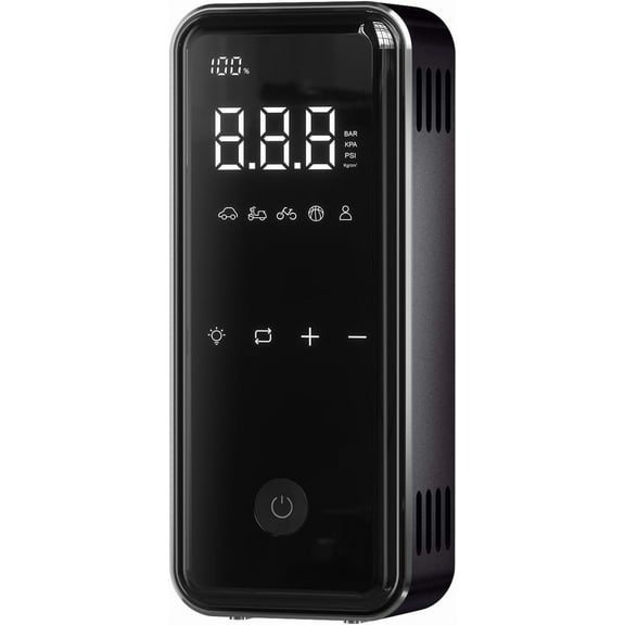 Denvix MotorX Tire Inflator 2nd Generation, Large Tire Inflator Speed Level 30 Second Fast Inflation Air Pump, 15000mAh Battery Capacity, 65W 5X Fast Charging, Deluxe Package.