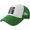 Green, variant on John 3:16 Bible Verse Christian Baseball Cap Mesh Trucker Hat Women Sun Hat Cowboy hat Men Ponytail hat Dad Hat Black