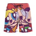 thumbnail image 4 of The Powerpuff Girls Mens Swim Trunks with Compression Liner Board Shorts Quick Dry Swim Shorts Bathing Suits 3XL, 4 of 8