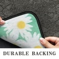 thumbnail image 6 of Green Daisy Flower Yellow Centers Pattern Door Rugs,Washable Non Slip Door Mats Indoor,Decorative Door Mats,Entry Mat Indoor for Entrance,Bedroom,Kitchen,Bathroom,30"x17", 6 of 6