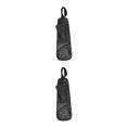 thumbnail image 3 of serony 1 Pce Sac de Rangement Latéral Multi-Usage Cintre Organisateur Support Multiples Sacs en Filet Accessoires Intérieurs Noir 2 Ensembles, 3 of 6
